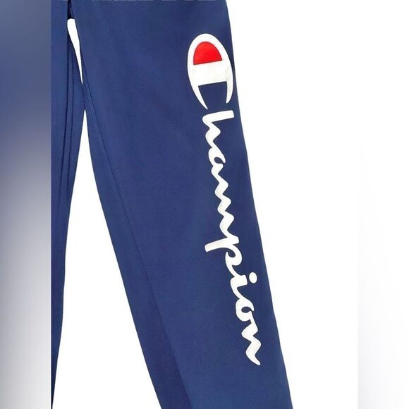 Champion Kids Blue Sweatpants with Logo - Picture 3 of 10